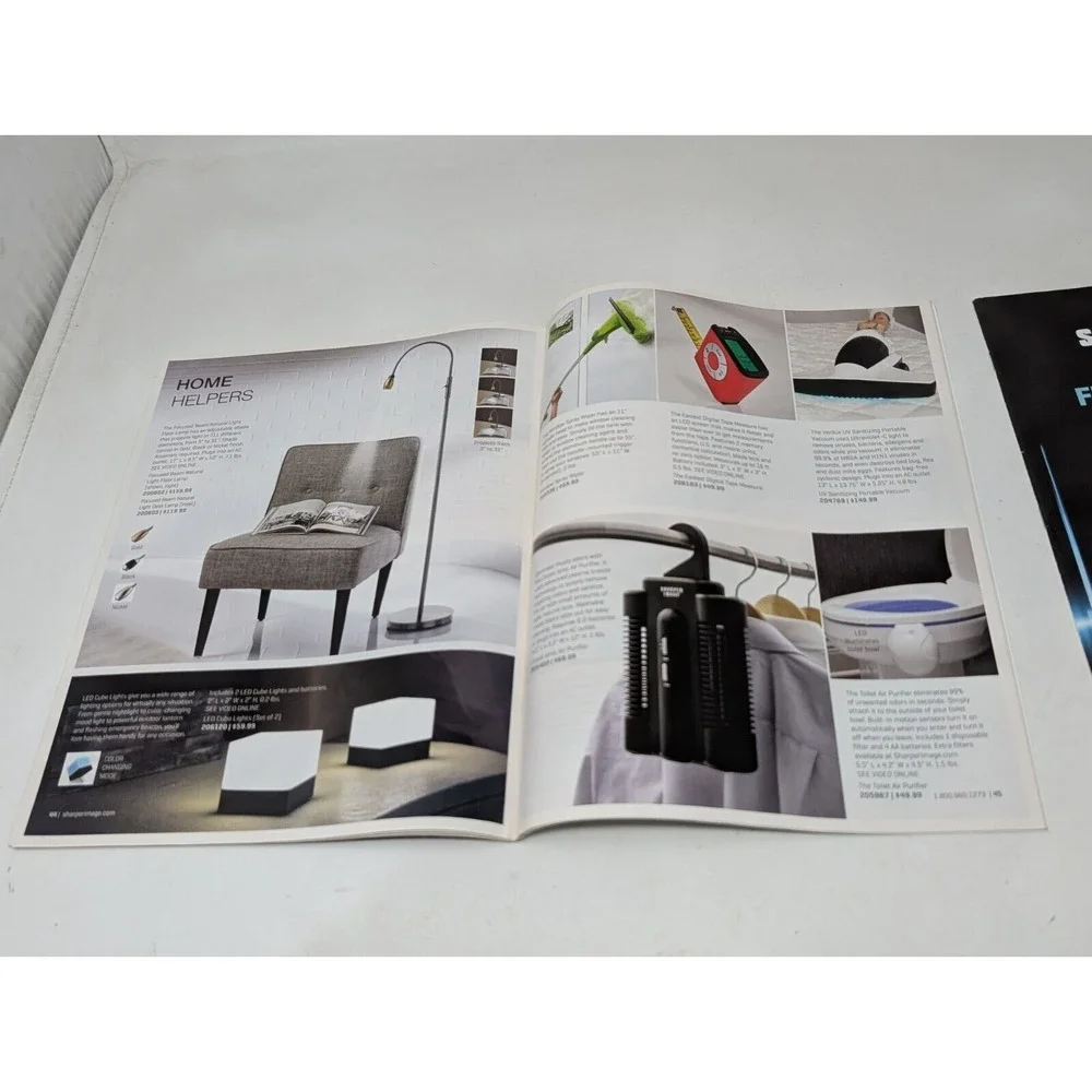 Sharper Image Catalog Magazine Technology Fall‎ Holiday Christmas 2018 2020 VTG